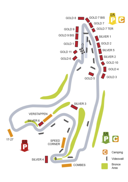 Spa Streckenplan